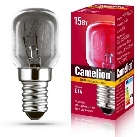 Camelion 15/PT/CL/E14 Лампа накаливания для духовок 15 Вт Е14