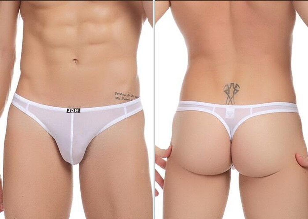 Трусы-стринги мужские "Romeo" белые L/XL