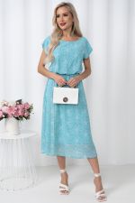 Платье Мерисса (бирюза) Р11-1212/3 Nikol (Акция)