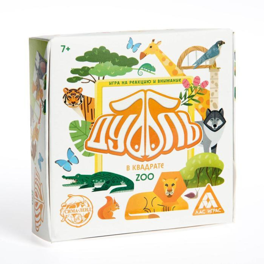 Настольная игра «Дуббль в квадрате ZOO»