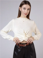 Джемпер укороченный с узлом