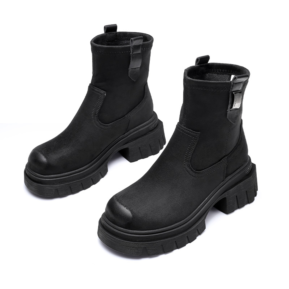 QIANGREN 3515 Ankle Boots Women"s Black Brown