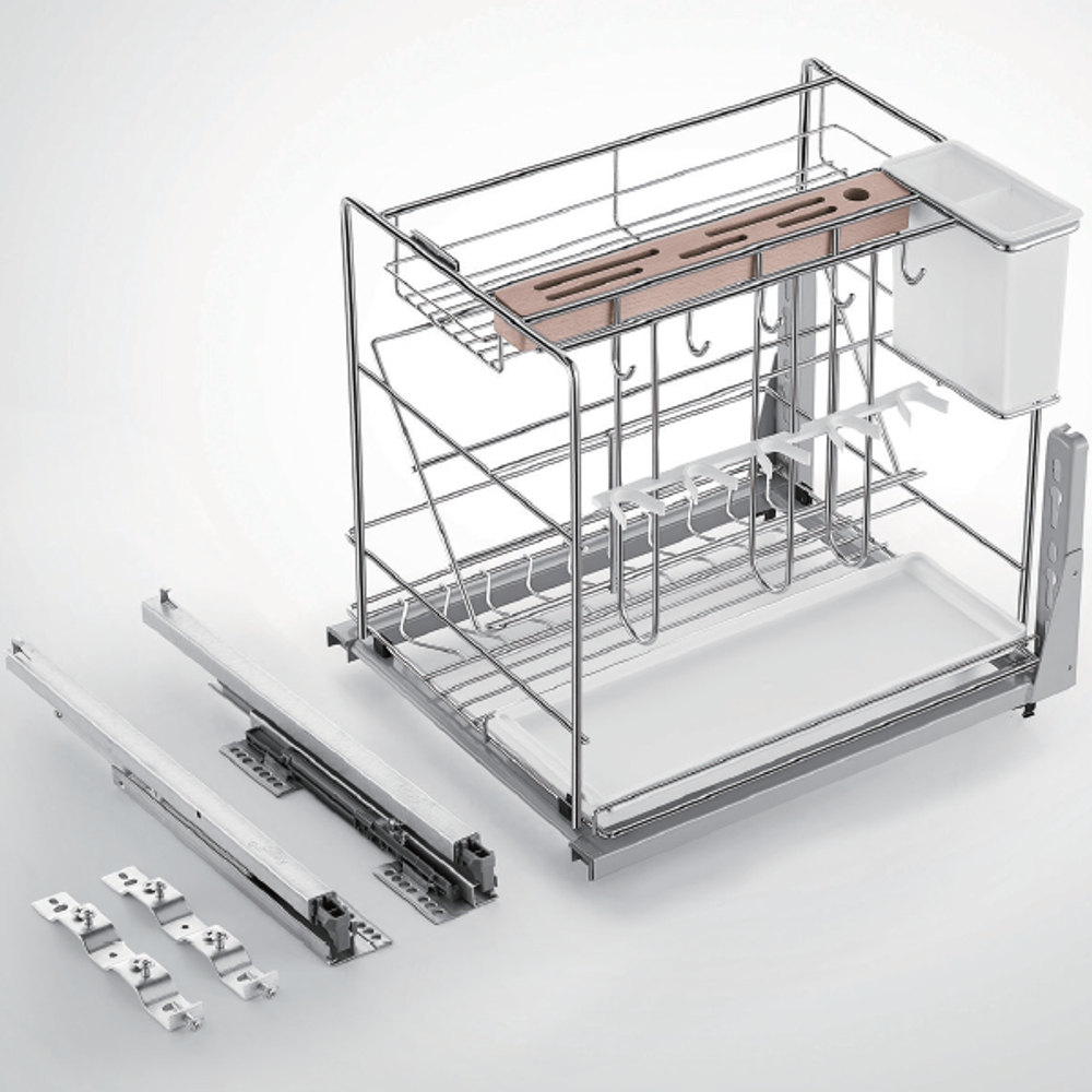 Многофункциональная выкатная корзина - FASHION STYLE, 300x465x422 мм