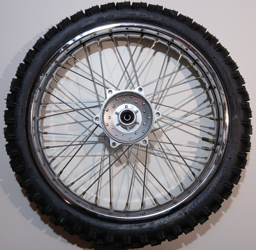 Колесо переднее в сборе 80/100-19 ось Ф12мм Мотоцикл Racer PANTHER 250