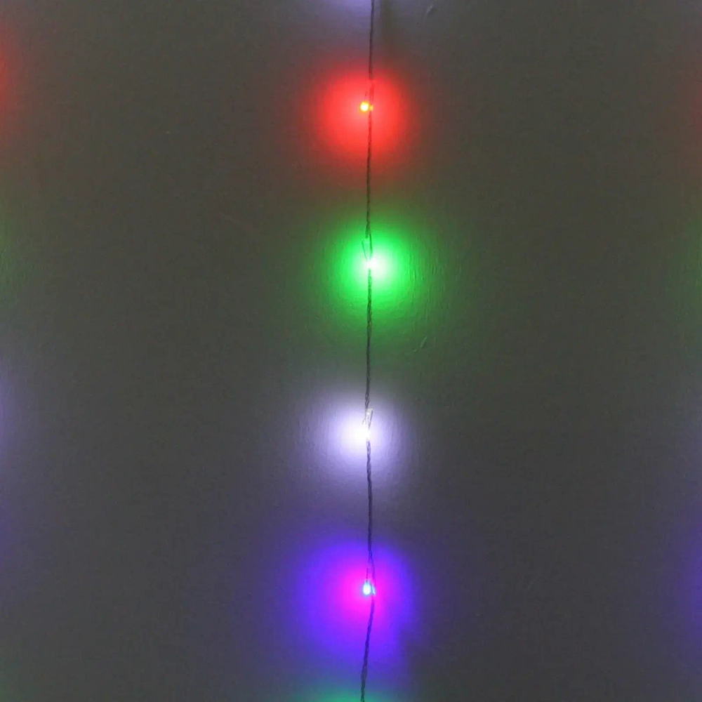 Гирлянда для дома ЗАНАВЕС «Bright light» Водопад 3м*3м 240 ламп LED, IP-20, 8 режимов, Мультицвет (возможность соединения)