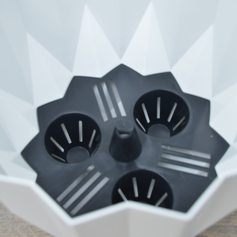 Кашпо Геометрия 5,8л, белый