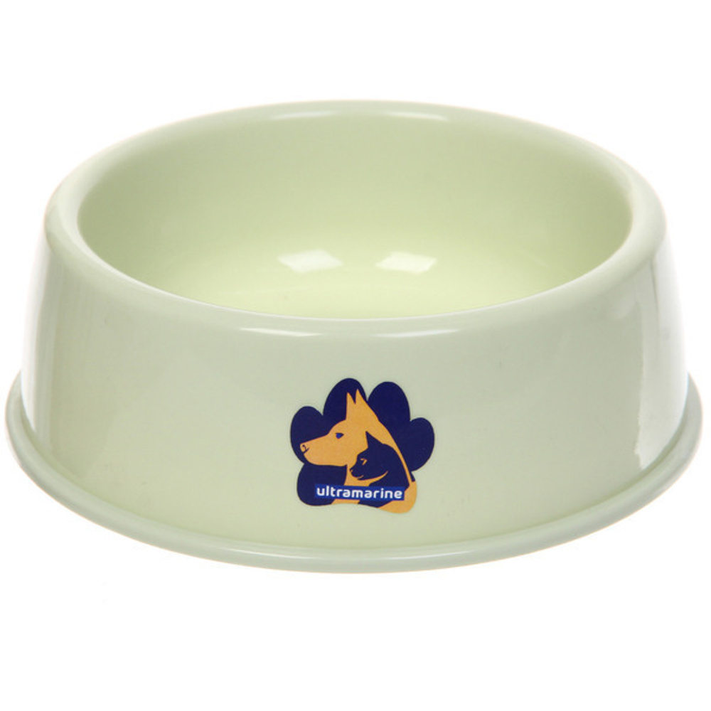 Миска пластиковая «КоТиК», цвет фисташковый, 15*5см /300мл