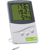 Метеостанция. Термометр с гигрометром