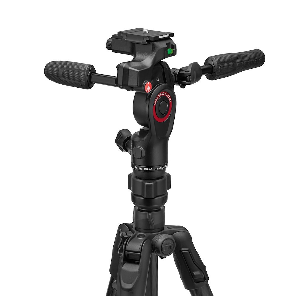 Штатив с жидкостной 3D-головкой Manfrotto MKBFRTC4GTFB-3W Befree GT PRO 3-Way карбоновый с цанговыми