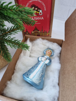 Снегурочка фарфоровая игрушка