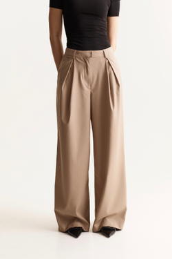 Pleated Pant - Begie (Women's)
