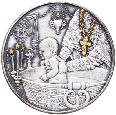 КОНГО, 2010, 1000 FRANCS CFA [«КРЕЩЕНИЕ»]