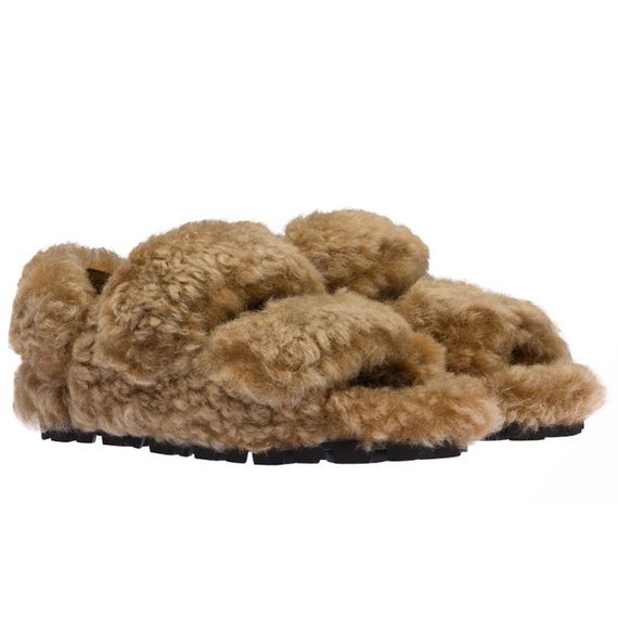 Miu Miu Strap Sandal 'Brown'