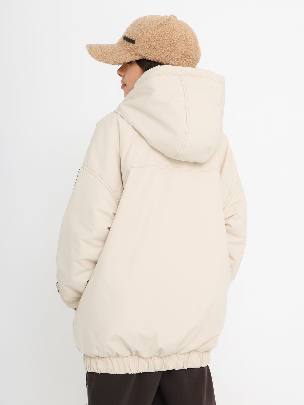 Куртка с лампасом, беж