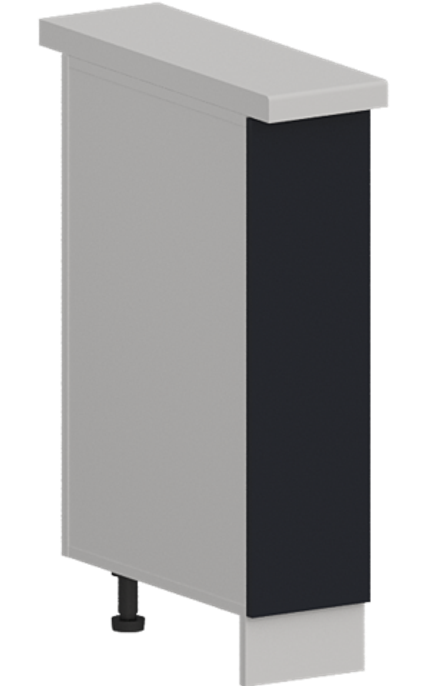 Кухня Модуль ШНБ 200 Графит / Индиго