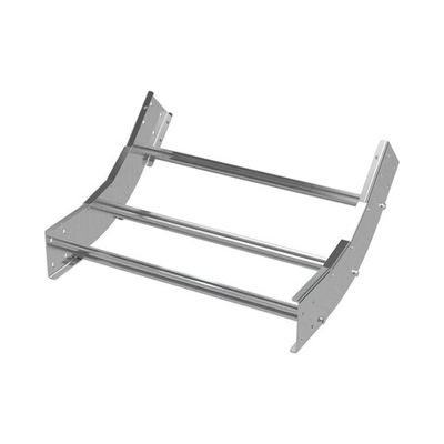 Угол лестничный вертикальный внутренний 45 градусов 150х150, толщ. 3 мм, R600, в комплекте с крепёжными элементами, необходимыми для монтажа, алюминий