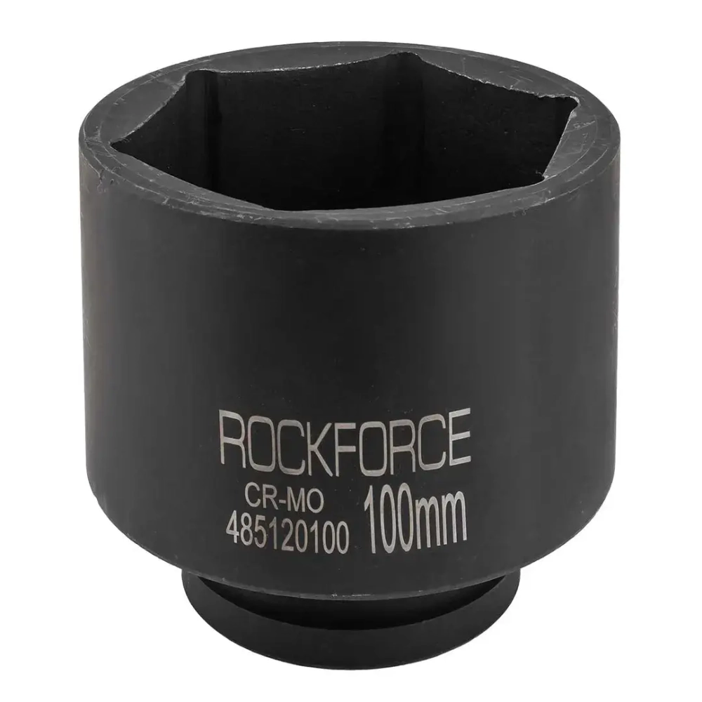 Головка ударная глубокая 1'', 100мм (6гр) RockForce RF-485120100