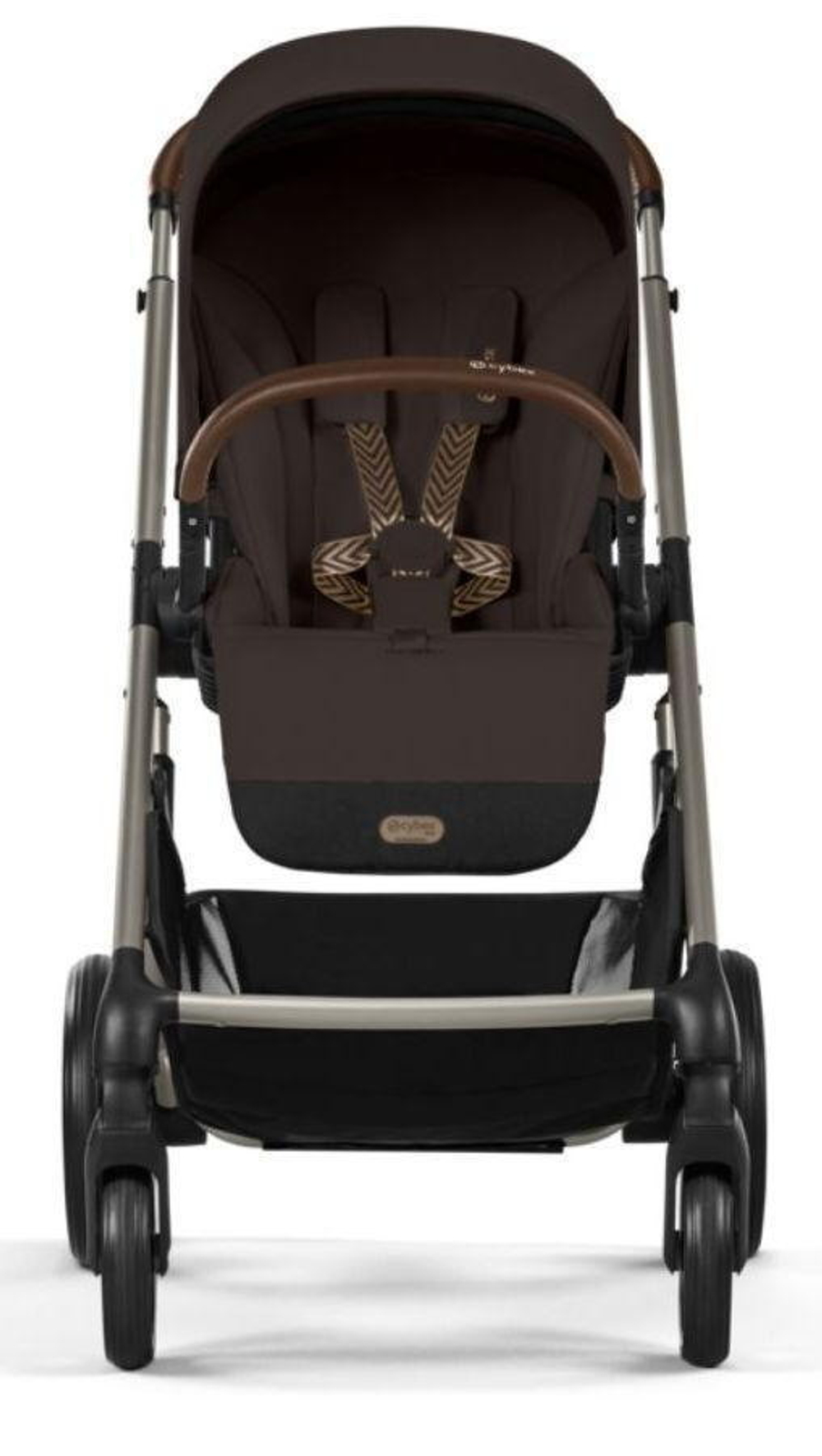 Коляска Cybex Balios S Lux TPE complete Cloud T Mirage Grey Plus 3 в 1 Chocolate Brown с дождевиками