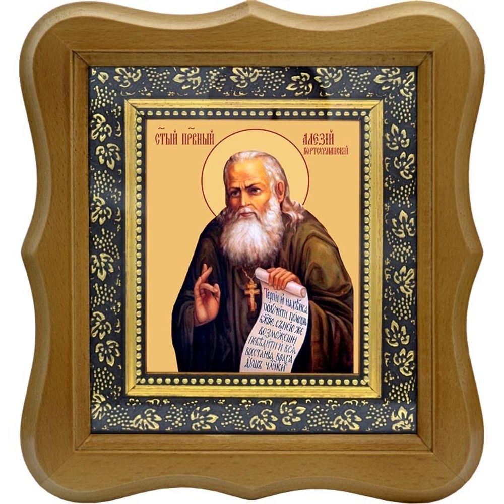 Алексий Бортсурманский, Гневушев, Святой праведный. Икона на холсте.