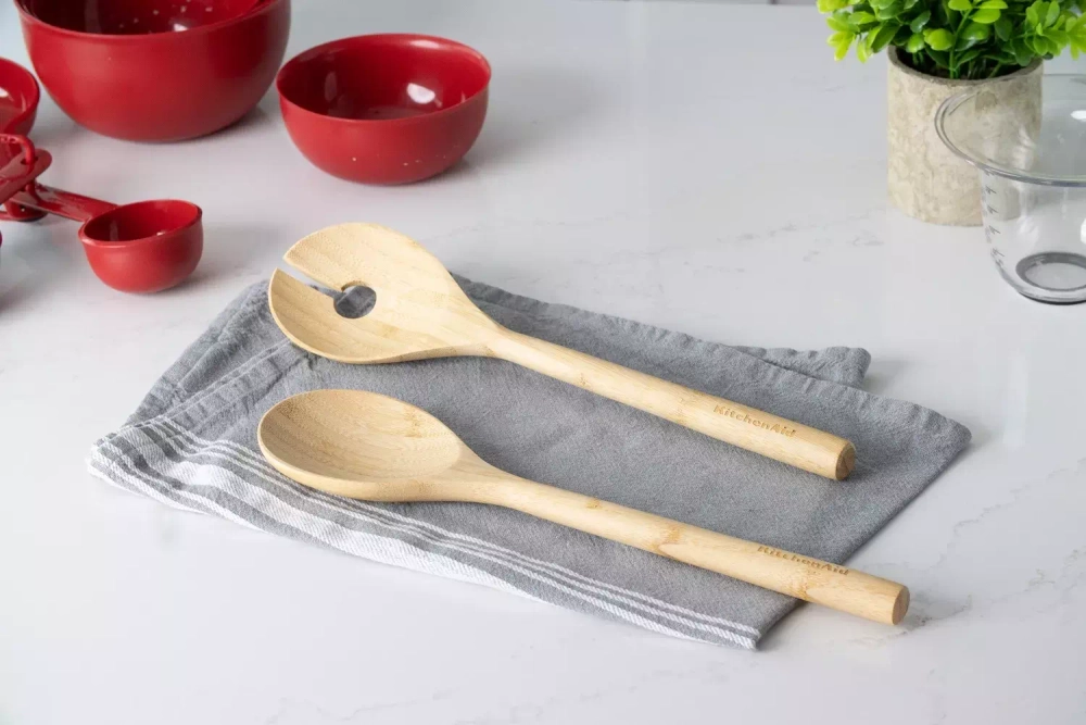KitchenAid - Салатный набор &quot;Бамбук&quot; 30см. / артикул   KQG607OHBBE  / GTIN 5057982079819