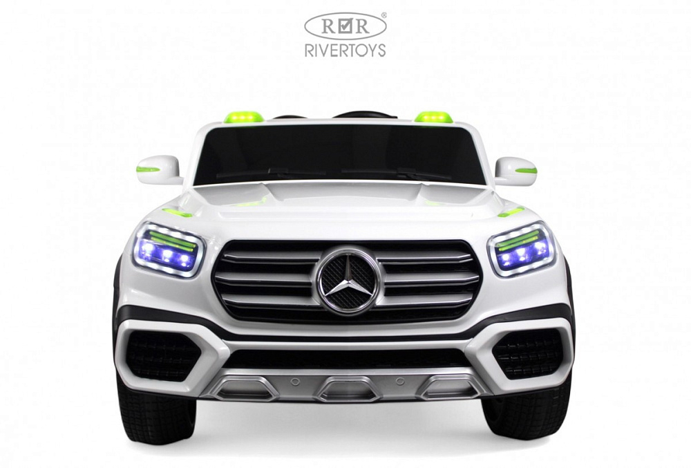 Детский электромобиль RiverToys М007БХ М007БХ-WHITE/белый