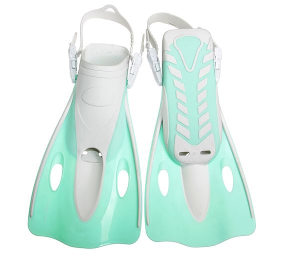 Комплект FanDiver FD-02K (маска+трубка+ласты) в сумочке мятный/белый