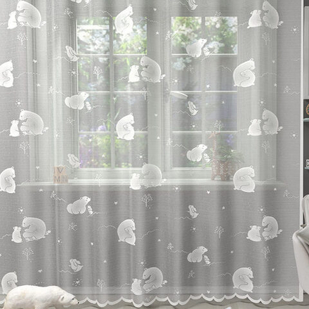 Занавеска "Л. К212", цвет белый, Беларусь.