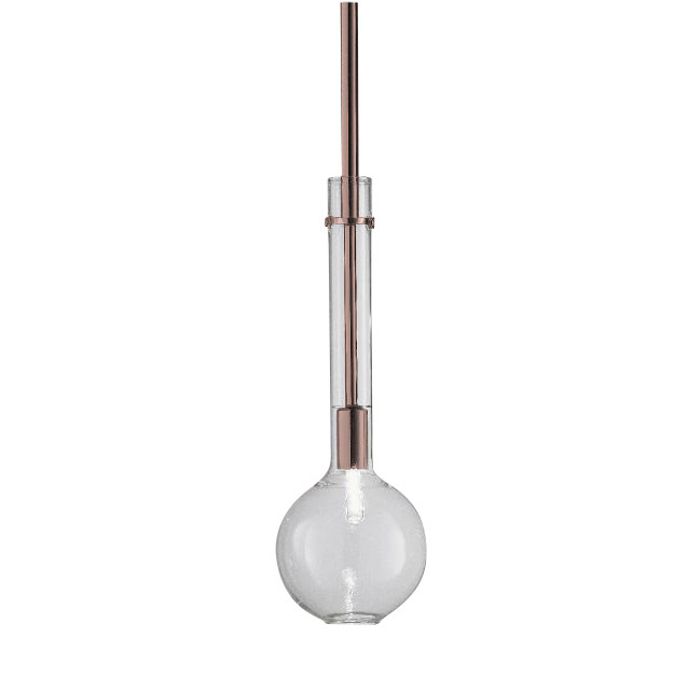 Подвесной светильник Selene Illuminazione Ampolla clear/copper 2804-023025