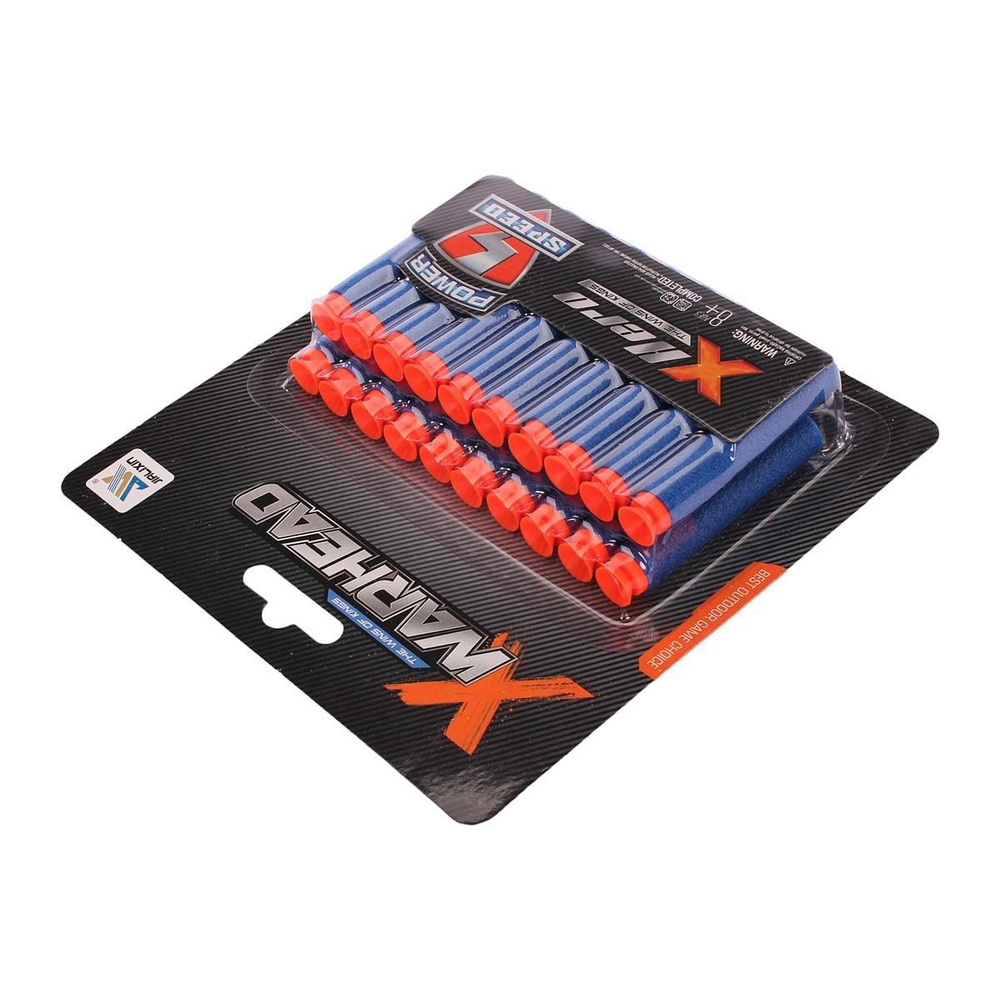 Набор мягких пуль 20шт, блистер JLX7112