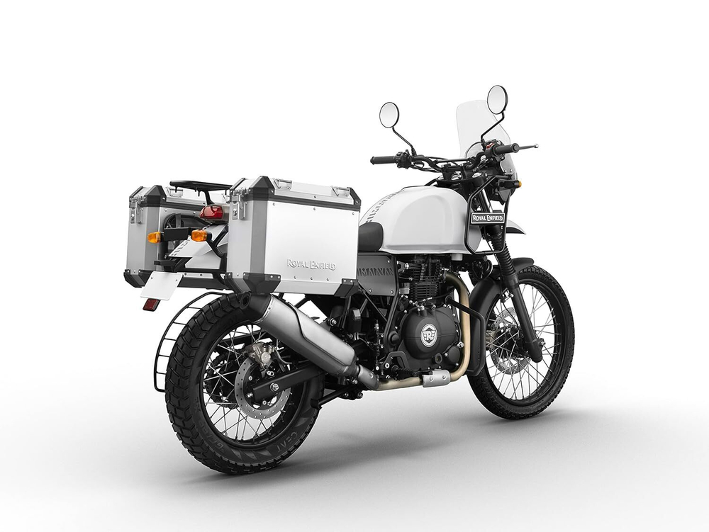 Кофры боковые Royal Enfield, Серебристые (Silver) – Himalayan и Scram 411, арт. 1990274