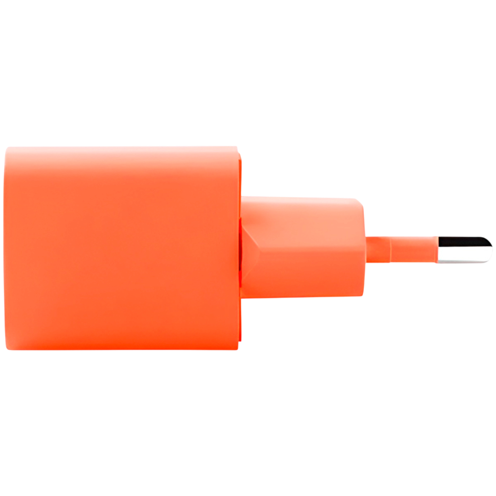 ttec SmartCharger GAN 20W PD Travel Fast Charger + USB-C - Lightning Cable 120cm, Neon Orange