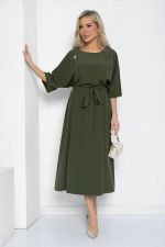 Платье Воздушный полёт (зеленая сосна) П12476-15 LT Collection