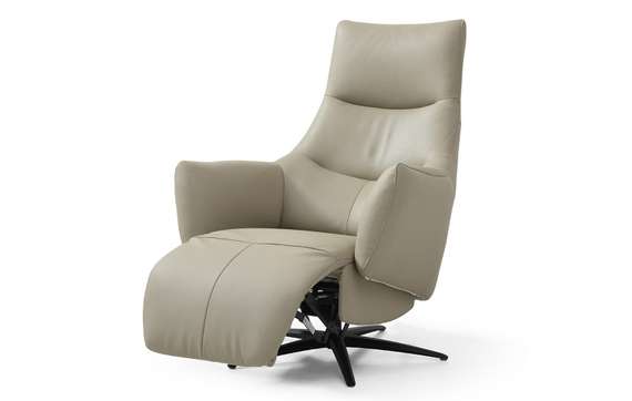 Кресло-реклайнер Everse, бежевая кожа