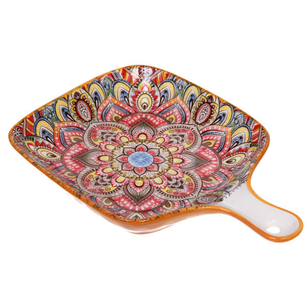 Форма керамическая для запекания «Марракеш» оранж 23*16*3,5см