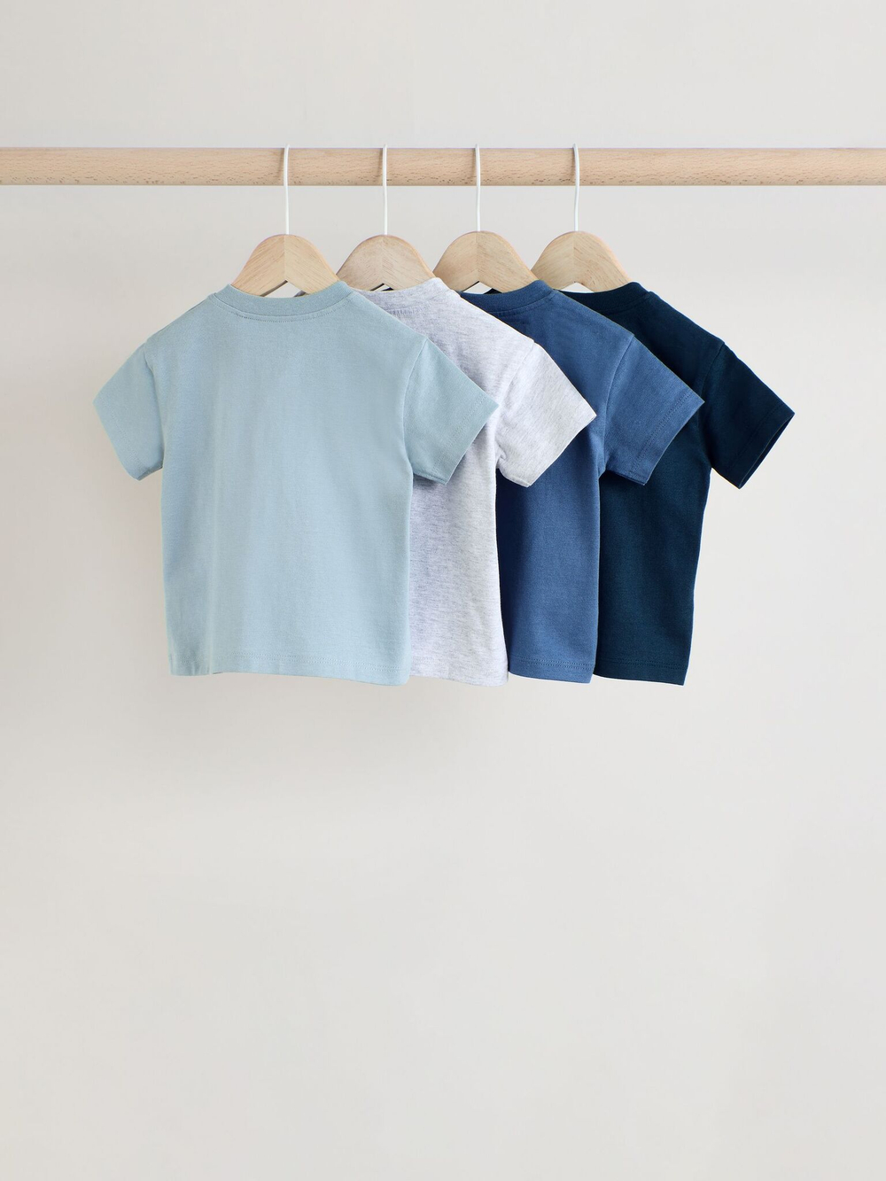 Футболка для малышей Next E81-360, 4 шт., Голубой, Белый, Синий