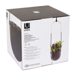 Горшок для растений подвесной bolo, D16 см, черный