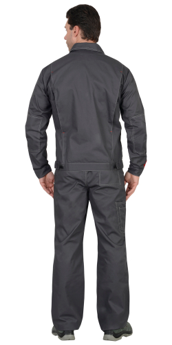 Костюм ФАВОРИТ куртка, п/к т.серый со св.серым