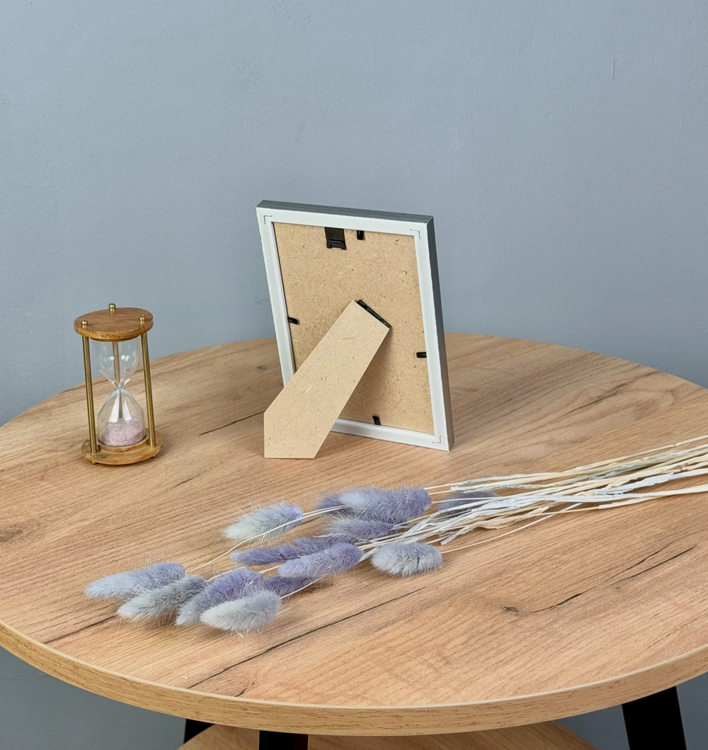 Фоторамка 10х15 см. серая, без фактуры, арт. 1015.123773