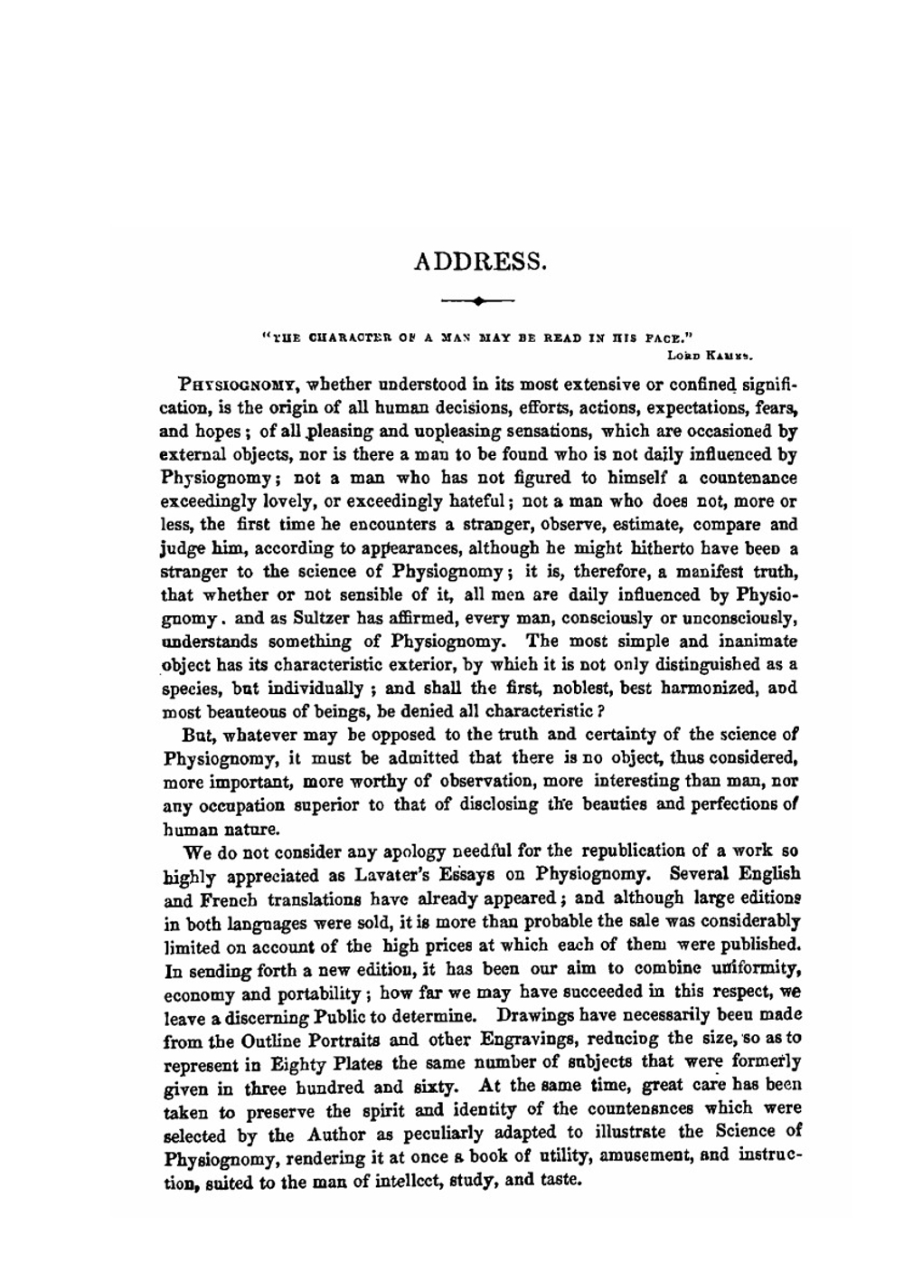 Essays on physiognomy. designed to promote the knowledge and the love of mankind | J. C. Lavater
