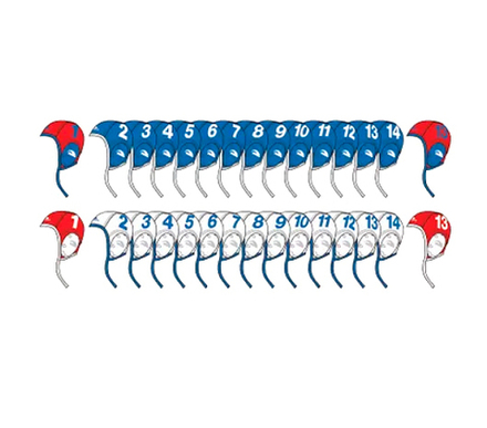 Шапочка ватерпольная Turbo Classic 30  без дизайна 30 шт