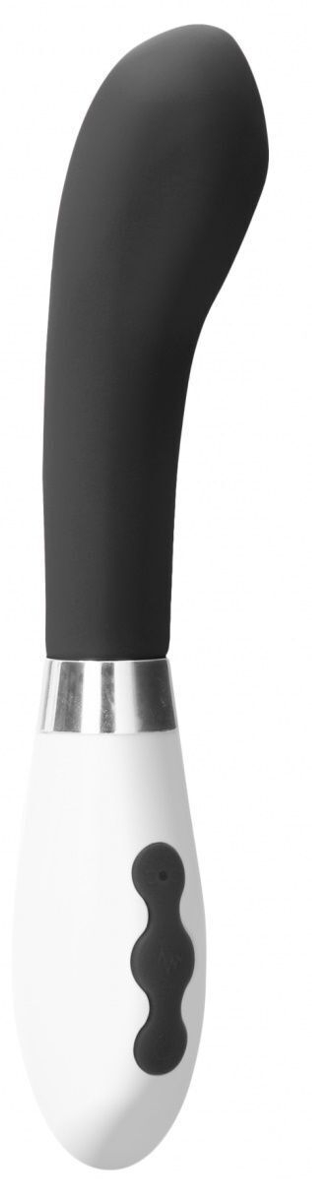 Черный вибратор для точки G Apollo - 21 см. (Цвет: черный)