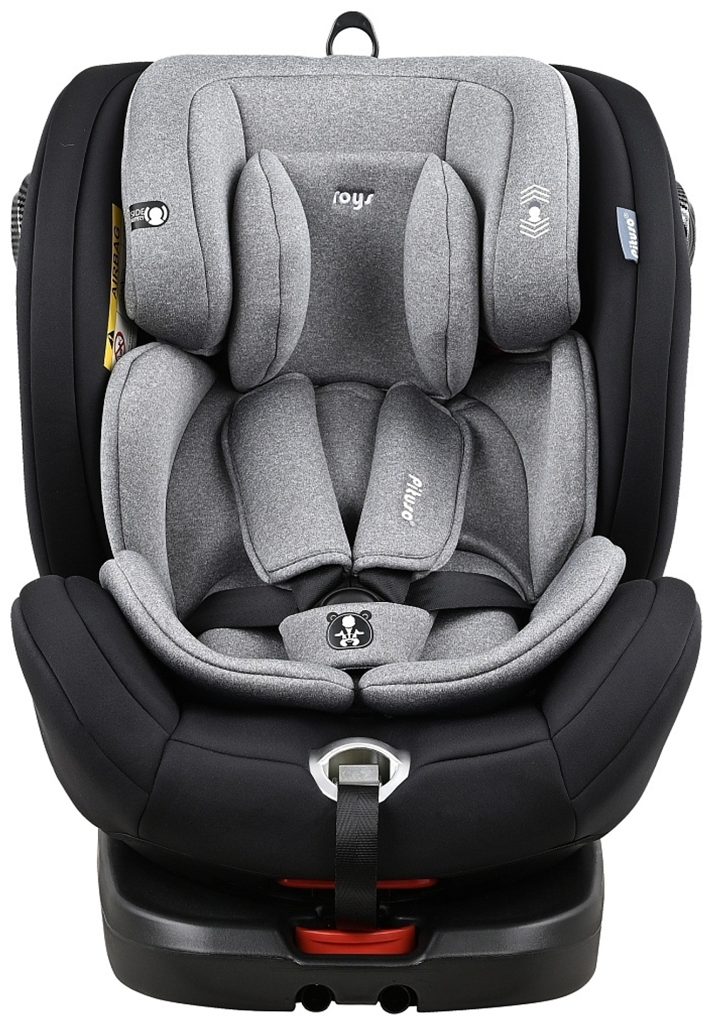Pituso Удерживающее устройство для детей 0-36 кг Roys, Dark grey+black Inlay/Темно-серый+черн вклад