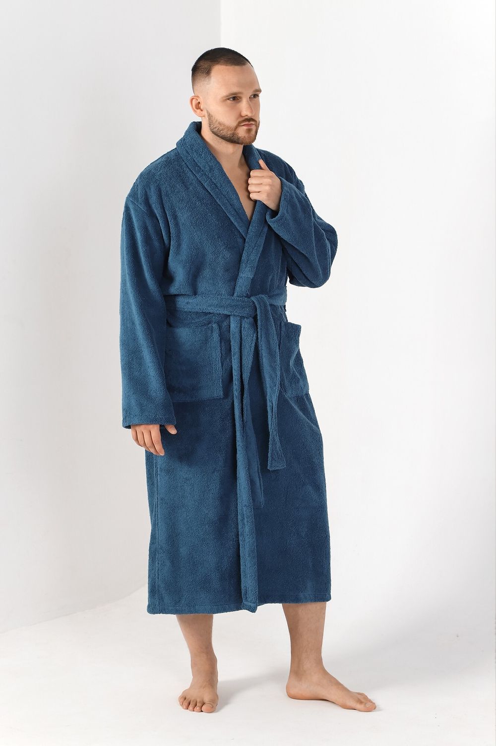 Халат мужской Комфорт-4 Виотекс ПЕТРОЛЬ