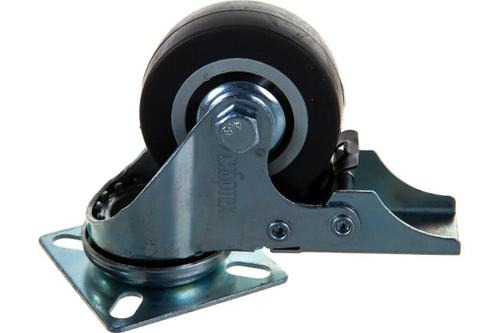 Колесо поворотное с тормоз d-50мм, креп платформа