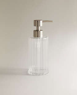 Zara Home мыльница, стекло, прозрачный