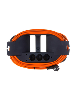 Удлинитель на каучуковой рамке Gigant Professional PEC-016 ПВС 3х1,5 3500Вт 3 розетки 15м 80046