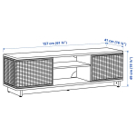 Тумба под ТВ- FRYKSÅS IKEA /ФРИКСОС ИКЕА, ротанг, 157х41х49 см