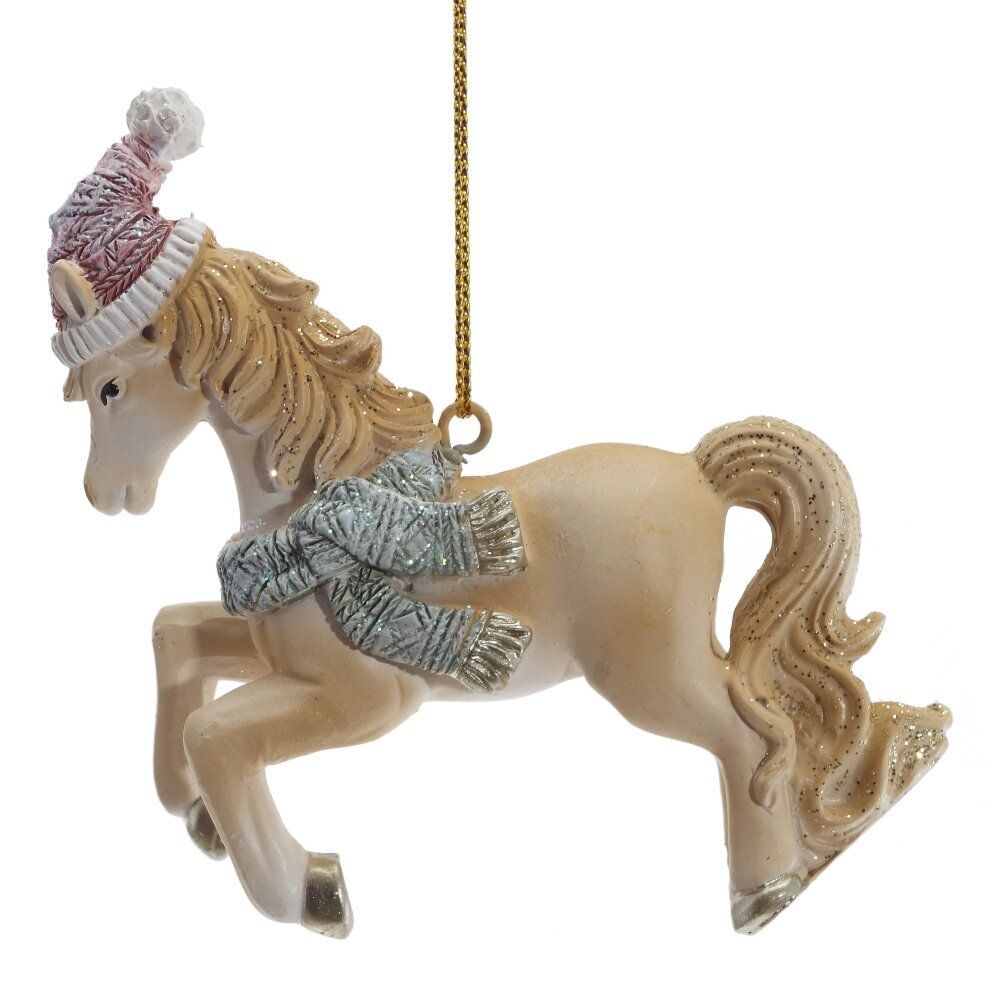 GAEM Фигурка декоративная подвесная "Лошадка", L9 W2,5 H8 см, 2в.