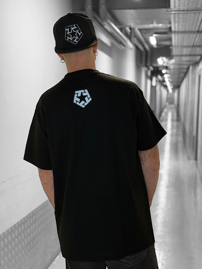 Футболка Tribal logo black/white