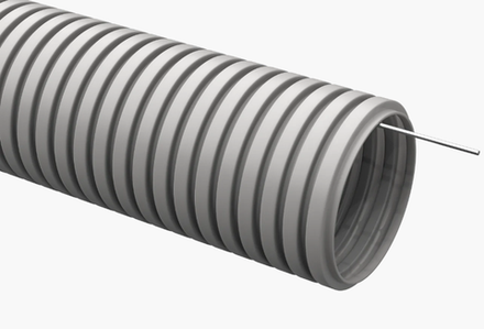 Гофра ПНД (серая) 25мм. (50м)
